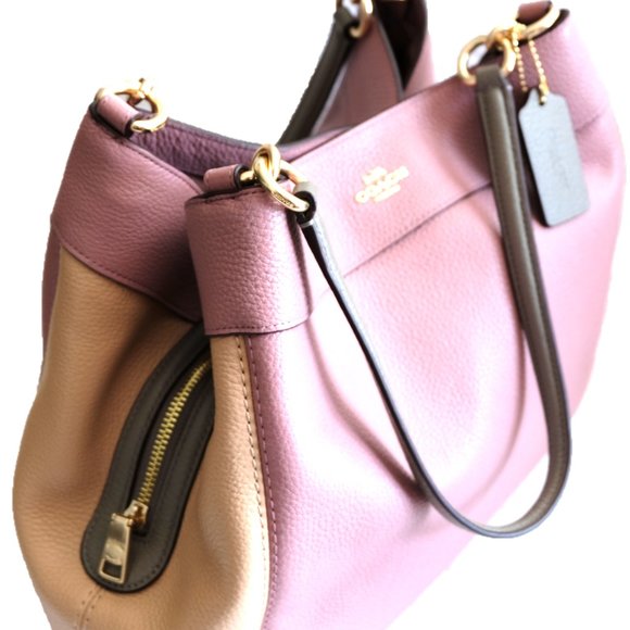 Coach Lexy Shoulder Bag Colorblock - Picture 5 of 7